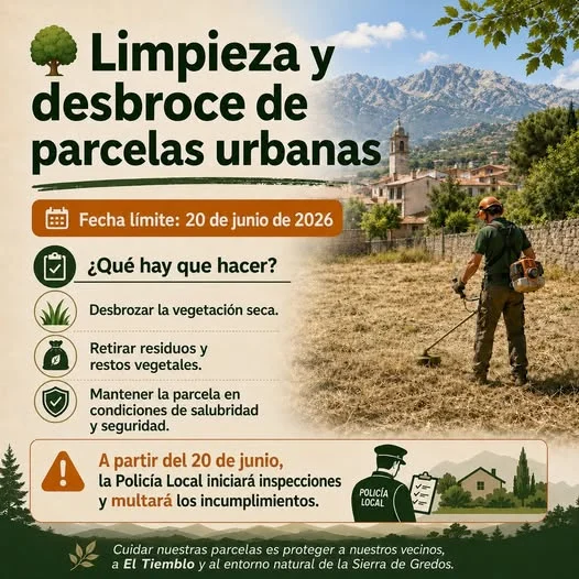 🌳 Limpieza y desbroce de parcelas urbanas